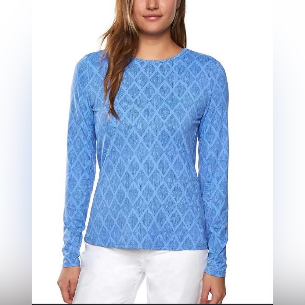 Hang Ten Sun Long Sleeve Rash Guard Tee Size Small